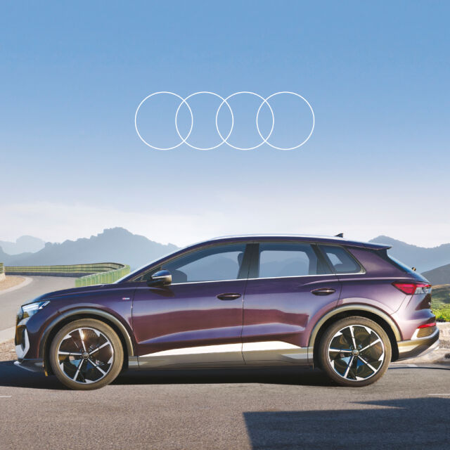 Edistystä, jonka voit tuntea. Uusi Audi Q4 e-tron Progress.