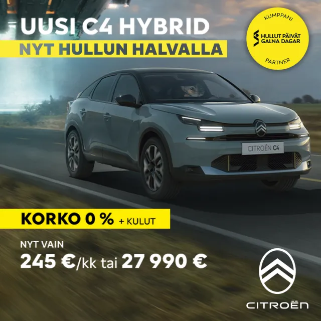 CITROËN X STOCKMANN HULLUT PÄIVÄT