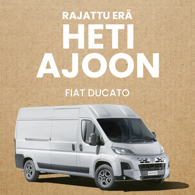 Fiat Ducato jopa 6 000 € edulla