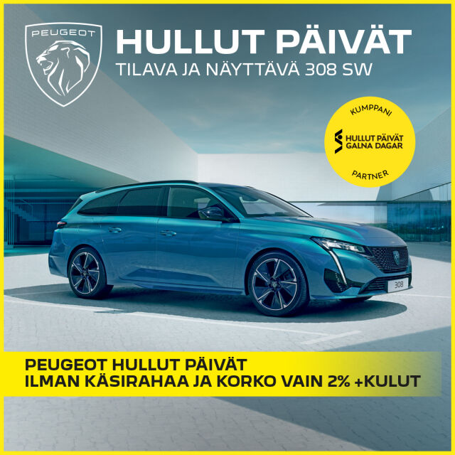 PEUGEOT HULLUT PÄIVÄT