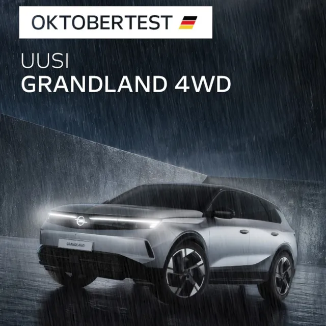 Uusi Opel Grandland 4WD