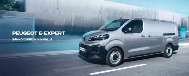 Peugeot e-Expert - Sähkö dieselin hinnalla