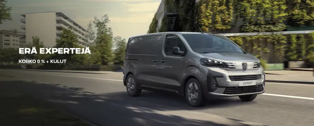 ERÄ PEUGEOT EXPERTEJÄ KORKO 0 % + kulut