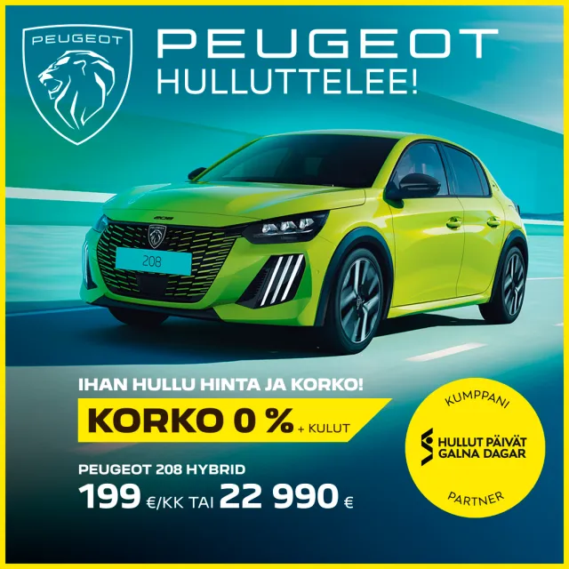 PEUGEOT HULLUTTELEE