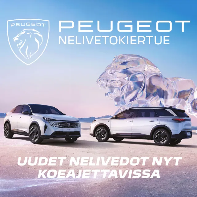 Uudet nelivedot ovat täällä