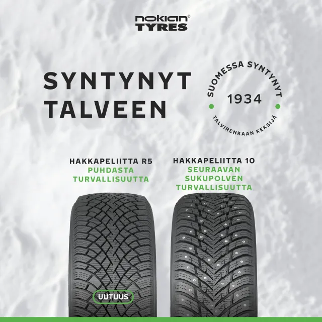 Nokian Renkaat - syntynyt talveen