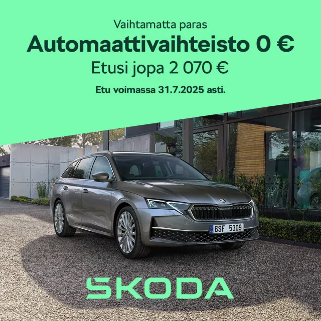 Vaihtamatta paras – automaattivaihteisto nyt veloituksetta