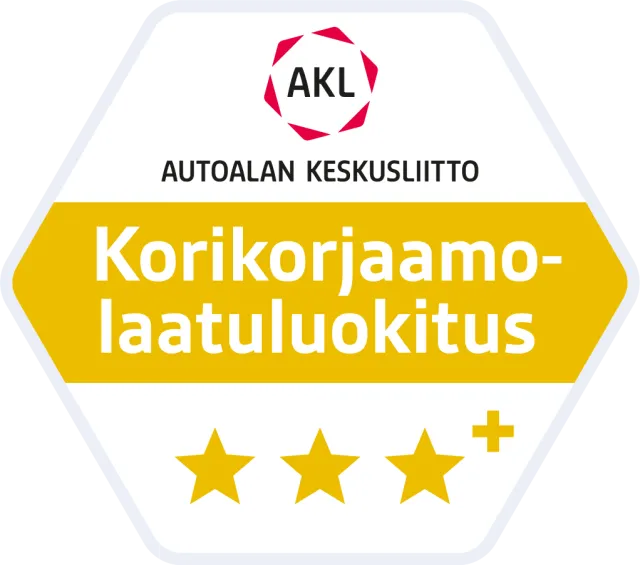 Autoalan keskusliitto - Korikorjaamolaatuluokitus 3