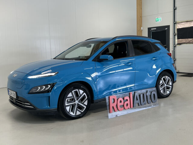 HYUNDAI Kona Electric 2021 electric 64 kWh 204 hv Style *Akkutesti 100% *Krell *Ajoavustinpaketti *Virtuaalimittaristo *Puolina
