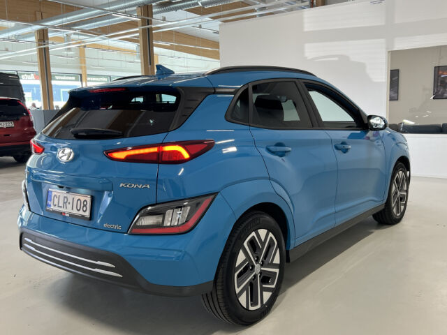 HYUNDAI Kona Electric 2021 electric 64 kWh 204 hv Style *Akkutesti 100% *Krell *Ajoavustinpaketti *Virtuaalimittaristo *Puolina