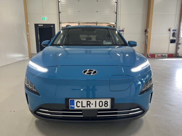 HYUNDAI Kona Electric 2021 electric 64 kWh 204 hv Style *Akkutesti 100% *Krell *Ajoavustinpaketti *Virtuaalimittaristo *Puolina