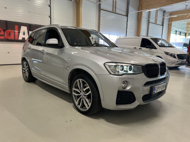 BMW X3 2015 30d xDrive M-Sport *LCI *Webasto *Koukku *ACC *PPF Suojakalvo *Prof navi *Huollettu 8/25