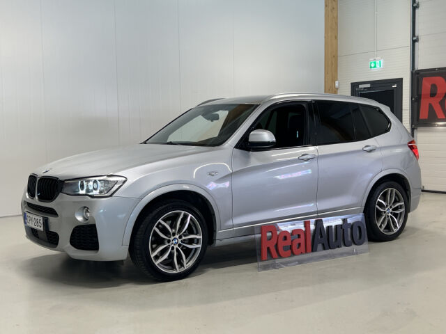 BMW X3 2015 30d xDrive M-Sport *LCI *Webasto *Koukku *ACC *PPF Suojakalvo *Prof navi *Huollettu 8/25
