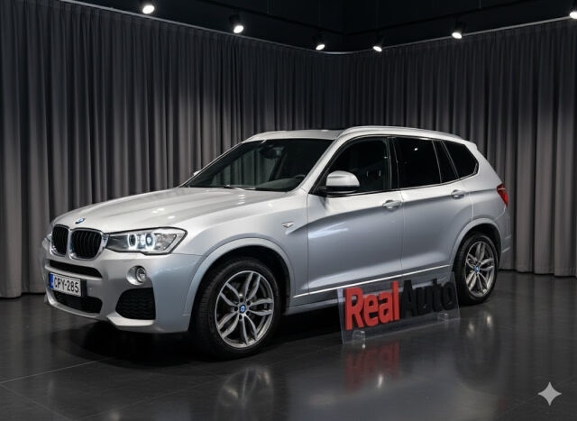 BMW X3 2015 30d xDrive M-Sport *LCI *Webasto *Koukku *ACC *PPF Suojakalvo *Prof navi *Huollettu 8/25