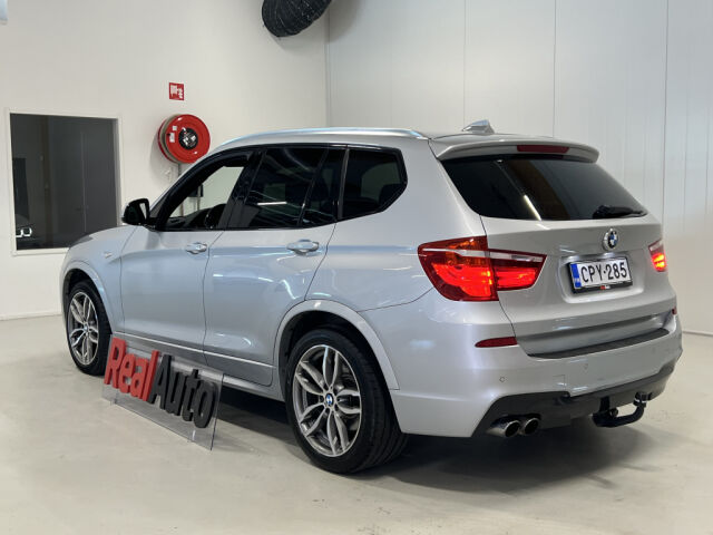 BMW X3 2015 30d xDrive M-Sport *LCI *Webasto *Koukku *ACC *PPF Suojakalvo *Prof navi *Huollettu 8/25