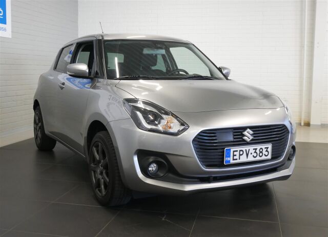 SUZUKI Swift 2018 1,2 DUALJET 4WD GLX 5MT HYBRID / 1-om / 2 x renkaat / Adapt. vakkari / Navi / Kamera / Koukku