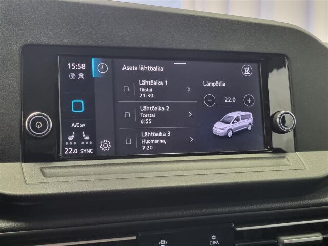 VOLKSWAGEN Caddy Maxi 2021 Life Business 2,0 TDI 90kW DSG / Koukku / Webasto / Tutkat