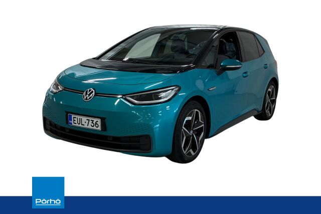 VOLKSWAGEN ID.3 2021 Pro S Tour 150 kW, akku 77 kWh, 4-paikkainen