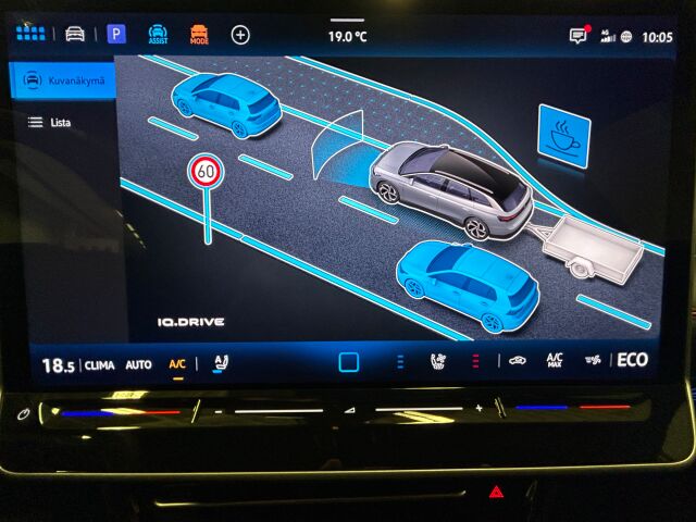 Volkswagen ID.7 2025 Tourer GTX 4MOTION 75-v Juhlamalli 250 kW, akku 86 kWh