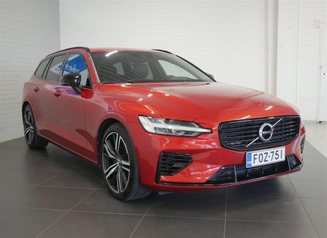 VOLVO V60 2021 T8 TwE AWD R-Design Edition aut. 1-omisteinen, huoltosopimus voimassa! Takuu!