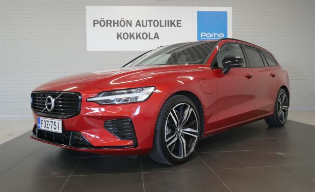 VOLVO V60 2021 T8 TwE AWD R-Design Edition aut. 1-omisteinen, huoltosopimus voimassa! Takuu!