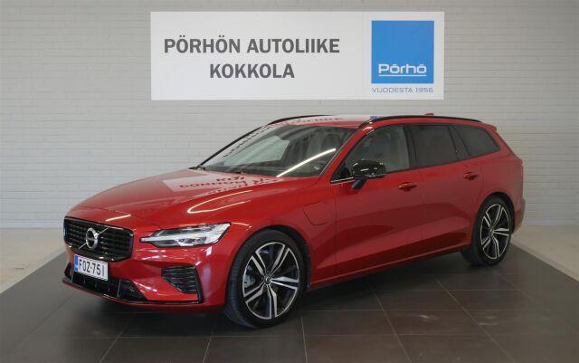 VOLVO V60 2021 T8 TwE AWD R-Design Edition aut. 1-omisteinen, huoltosopimus voimassa! Takuu!
