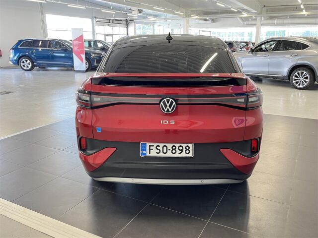 VOLKSWAGEN ID.5 2022 Pro Performance FastLane 150 kW, akku 77 kWh, 1-omisteinen, suomiauto, takuu! Vähän ajettu!