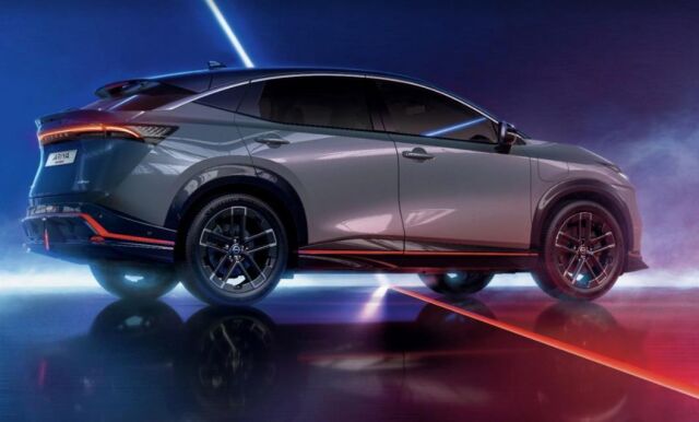Nissan Ariya 2025 87kWh NISMO e-4ORCE 22kw charger