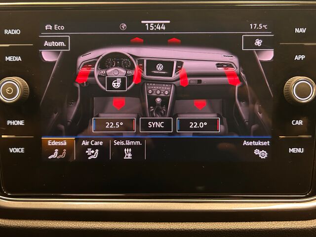 VOLKSWAGEN T-Roc 2021 Sport 1,5 TSI EVO 110 kW aut.. Webasto, koukku, Sport-pak, istuin.pak. avaimettomuus, kaukovalo-aut