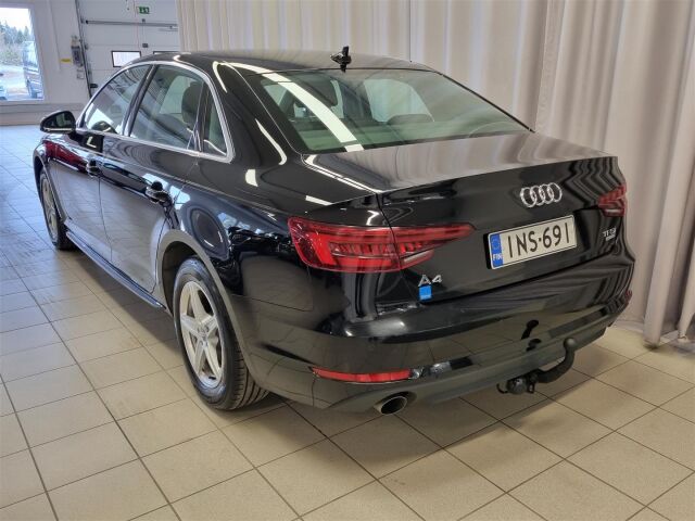 AUDI A4 2017 Sedan Pro Business 2,0 TFSI 140 kW S tronic / Suomi-Auto / Vetokoukku / M-Lämmitin
