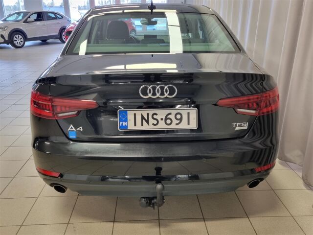 AUDI A4 2017 Sedan Pro Business 2,0 TFSI 140 kW S tronic / Suomi-Auto / Vetokoukku / M-Lämmitin
