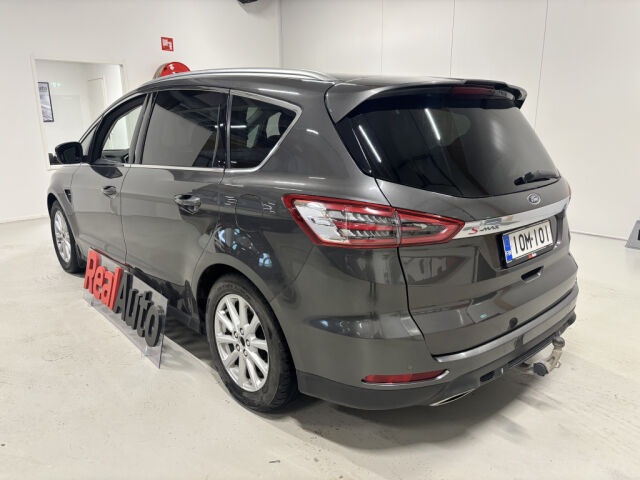 FORD S-MAX 2015 2,0TDCi Aut AWD Titanium 7Hlö *Neliveto *Adap. vakionopeudensäädin *Webasto *Koukku *Nahat *Sony Aud