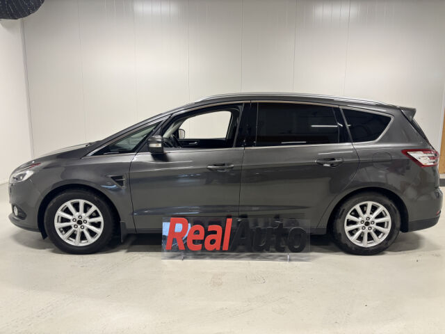 FORD S-MAX 2015 2,0TDCi Aut AWD Titanium 7Hlö *Neliveto *Adap. vakionopeudensäädin *Webasto *Koukku *Nahat *Sony Aud