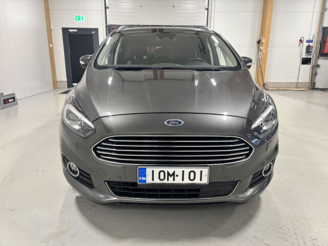 FORD S-MAX 2015 2,0TDCi Aut AWD Titanium 7Hlö *Neliveto *Adap. vakionopeudensäädin *Webasto *Koukku *Nahat *Sony Aud