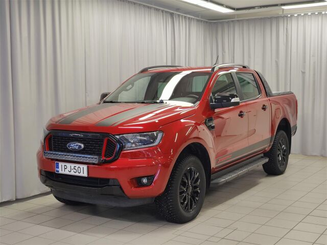 FORD Ranger 2022 Double Cab 2,0 TDCi 213 hp A10 4x4 Stormtrak ALV.vähennyskelpoinen.  Suomiauto, Lisävalot, Lavakate,