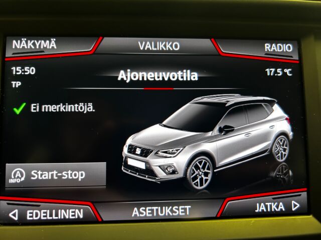SEAT Arona 2019 1,0 EcoTSI 115 Design Edition DSG Vähän ajettu ja hyvin huollettu.