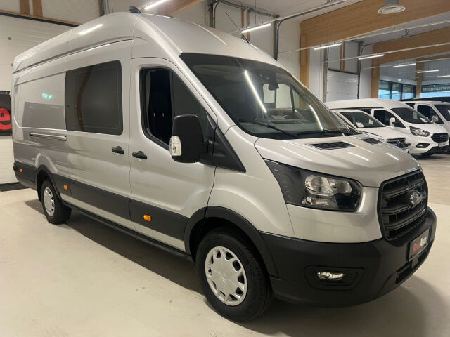 FORD Transit 2022 2.0TDCi 170HV L4H3 3+3 M-A SIS ALV! *UUSI JATKO-OHJAAMO* 3500KG VETOMASSA