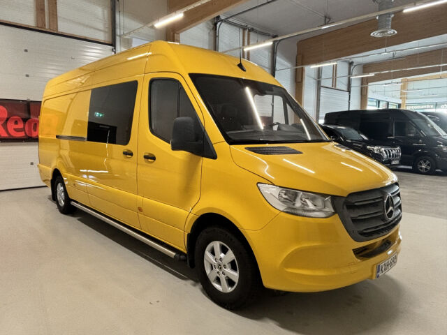 MERCEDES-BENZ Sprinter 2019 316CDI 7G-TRONIC 3+3 M-A SIS ALV! *PITKÄ SÄNKY *DISTRONIC *WEBASTO *7" MBUX