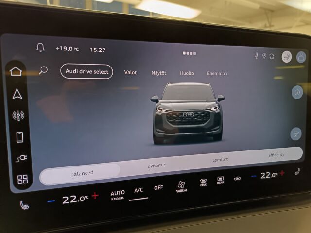 Audi Q3 2026 e-hybrid 200 kW, jatkoturva 3 vuotta / 150.000 km veloituksetta