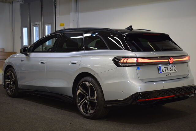 Volkswagen ID.7 2025 Tourer GTX 4MOTION 75-v Juhlamalli 250 kW, akku 86 kWh