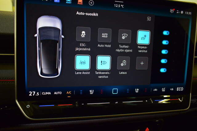 Volkswagen ID.7 2026 Tourer GTX 4MOTION 75-v Juhlamalli 250 kW, akku 86 kWh