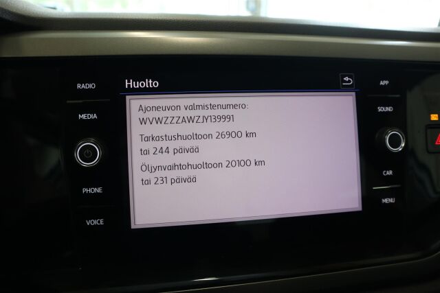 VOLKSWAGEN Polo 2018 Comfortline 1,0 TSI 70 kW (95 hv)