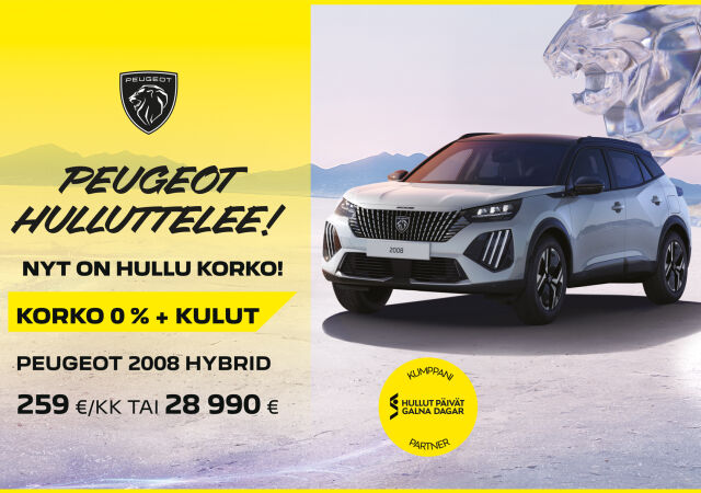 Peugeot 2008 2025 Edition Hybrid 145 Automaatti
