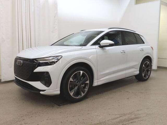 Audi Q4 e-tron 2026 45 e-tron quattro Vorsprung Edition: Tehdastakuu viisi vuotta/ 100 000km.