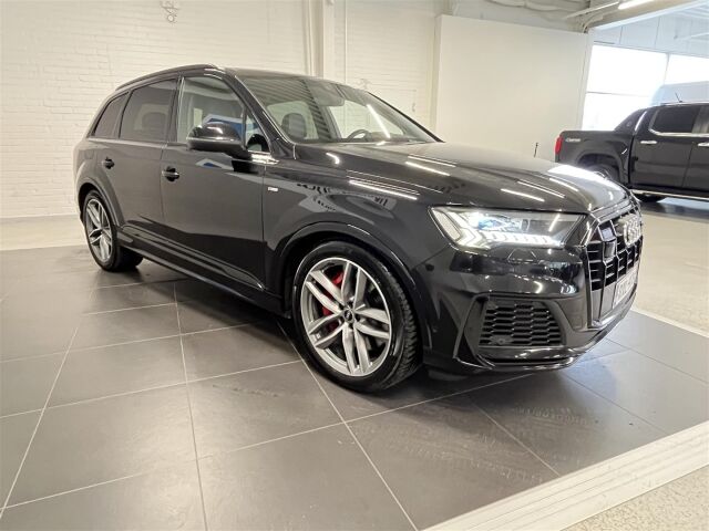AUDI Q7 2021 Business S line 60 TFSI e quattro 340(462) kW(hv) tiptronic, 1-omisteinen, hyvät varusteet! Takuu!