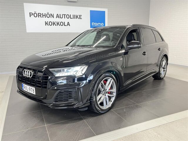 AUDI Q7 2021 Business S line 60 TFSI e quattro 340(462) kW(hv) tiptronic, 1-omisteinen, hyvät varusteet! Takuu!