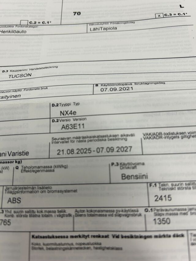 HYUNDAI Tucson 2021 1,6 T-GDI 265 hv Plug in 4WD 6AT Premium