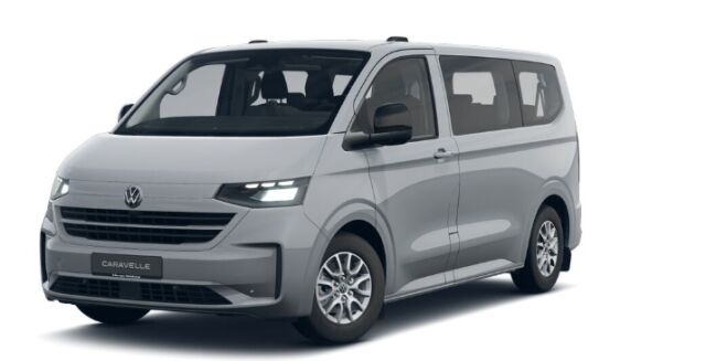 Volkswagen Caravelle 2026 Life 2,5 eHybrid 171 kW, CVT-automaatti / Tilattavissa  1+7 tai 1+8 / Tehdastakuu 5v tai 200tkm |