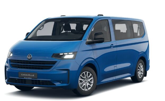 Volkswagen Caravelle 2026 Life 2,5 eHybrid 171 kW, CVT-automaatti / Tilattavissa  1+7 tai 1+8 / Tehdastakuu 5v tai 200tkm |