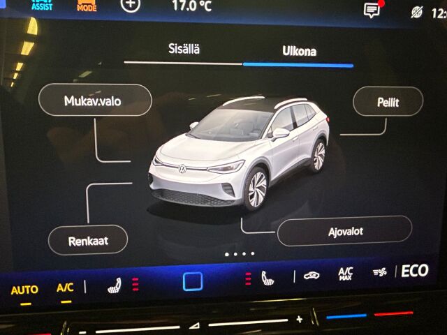 Volkswagen ID.4 2025 Pro 4MOTION Elegance 75-v Juhlamalli 210 kW, akku 77 kWh. Sis talvirenkaat